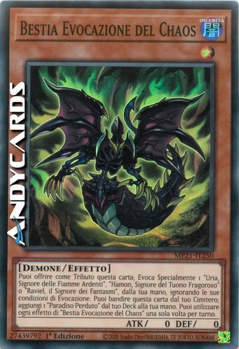 Bestia evocazione del - bestia, chaos